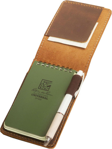 Leather notebook holder for - for, 3"
