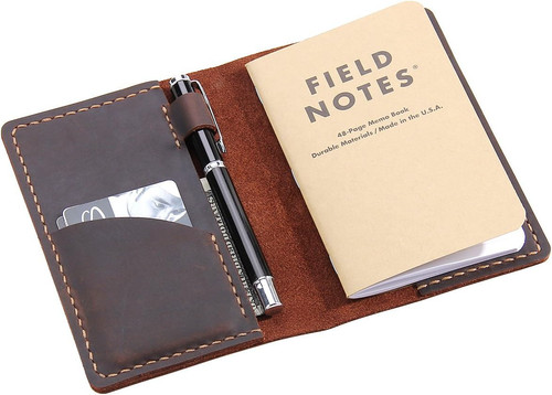 Leather journal cover for - journal,